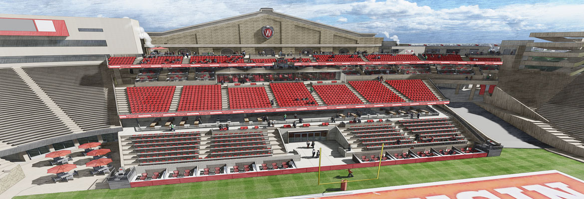 Camp Randall South Endzone Rendering